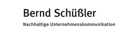 Logo von Bernd Schüßler - Nachhaltige Unternehmenskommunikation, Unternehmensberatung Freiburg